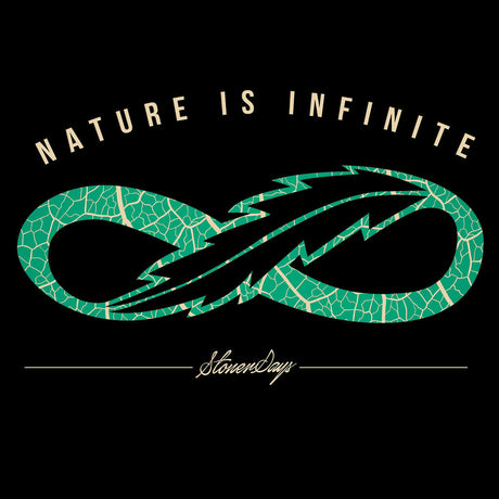 StonerDays Leafinity Racerback with Infinity Leaf Design in Black