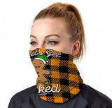 StonerDays Lets Get Baked Gingerbread Gaiter - Front View on Model