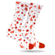 Love Letter Paper Planes Cannabis Socks