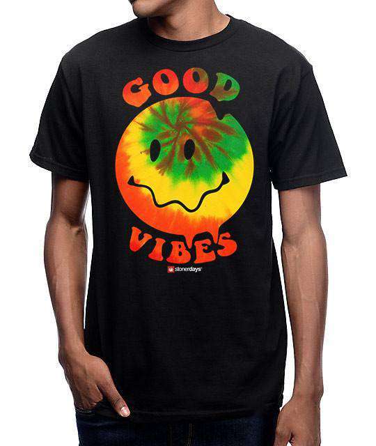 MEN'S HAPPY FACE GOOD VIBES TEE