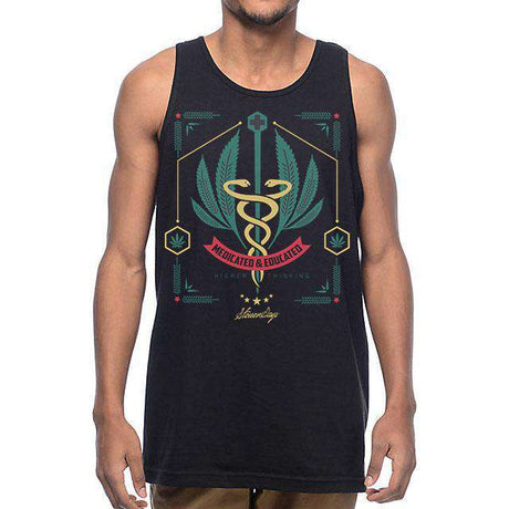 MENS MEDICATED AND EDUCATED TANK