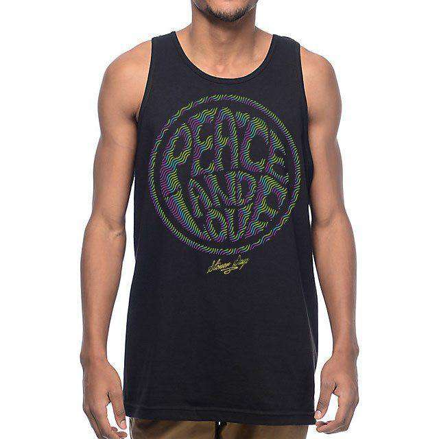 MENS PEACE AND LOVE TANK