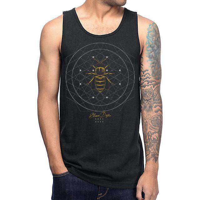 MENS SACRED BEEOMETRY TANK