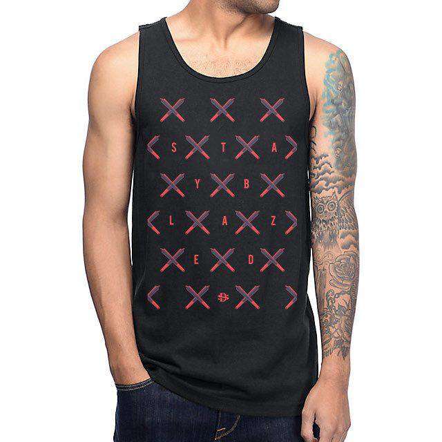 MENS STAY BLAZED CROSSJOINT TANK