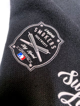 Close-up of StonerDays Mls All Stars Hoodie sleeve with embroidered logo