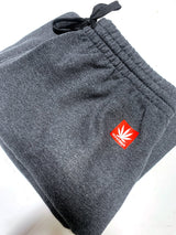 StonerDays Grey Four20 Jogger with Red Leaf Logo, Comfort Fit, Size Options Available