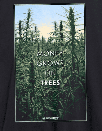 WOMENS MONEY GROWS ON TREES TANK