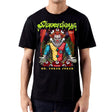 StonerDays Mr. Toker Joker black t-shirt with vibrant clown graphic, front view, sizes S-3XL
