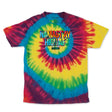 StonerDays Namastay High Af Tee in Rainbow Tie Dye, Cotton, Front View