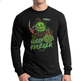 StonerDays Nuggy Krueger Long Sleeve Shirt in Black, Front View, Sizes S-XXXL