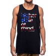 StonerDays Patriot Higher State Of Mind Men's Tank Top Front View on Model