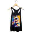 StonerDays Pop Art Snoop Racerback Tank Top, Cotton Blend, Sizes S-2XL