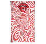StonerDays Power Of Love Face Covering with Psychedelic Red Pattern