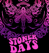 StonerDays Pretty Baked Trip Women's Racerback Tank Top in Pink and Black