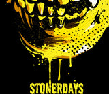 StonerDays men's t-shirt with 'Silence Of The Dabs' design, extra-large size, on black background