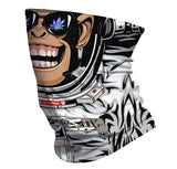 StonerDays Space Monkey Neck Gaiter with Blunt Design, Polyester, Front View