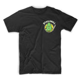 StonerDays Stay Chill Tee in black cotton, front view on white background
