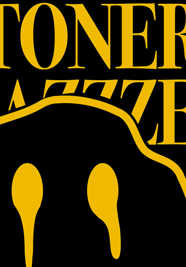 StonerDays Men's T-Shirt with bold 'STONER DAZZZE' graphic in yellow on black