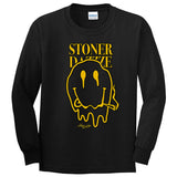 StonerDays Stoner Dazzze Long Sleeve Shirt in Black Cotton, Front View