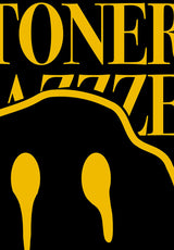 StonerDays Stoner Dazzze Tank top in black with bold yellow graphics, comfortable cotton blend