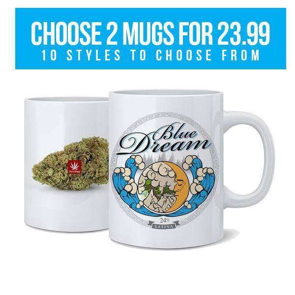 STRAINS NUG MUGS SET (ANY 2 MUGS FOR $24)