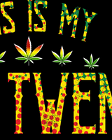 StonerDays 'This Is My Four Twenty' Tank Top, vibrant green with cannabis leaf design