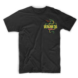 StonerDays Venom OG Men's T-Shirt in Black with Green Spoon Design - Front View