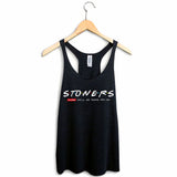 StonerDays Women's Racerback Tank Top in Black with 'We'll Be There For You' Slogan, Sizes S-XXL