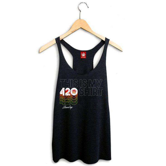 WOMEN'S THIS IS MY 420 SHIRT RACERBACK