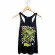 StonerDays Wonderland Women's Racerback Tank Top, Vibrant Chillum Design, Sizes S-XXL