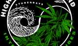 StonerDays Yin Yang Women's Racerback Tank Top with Cannabis Leaf Design