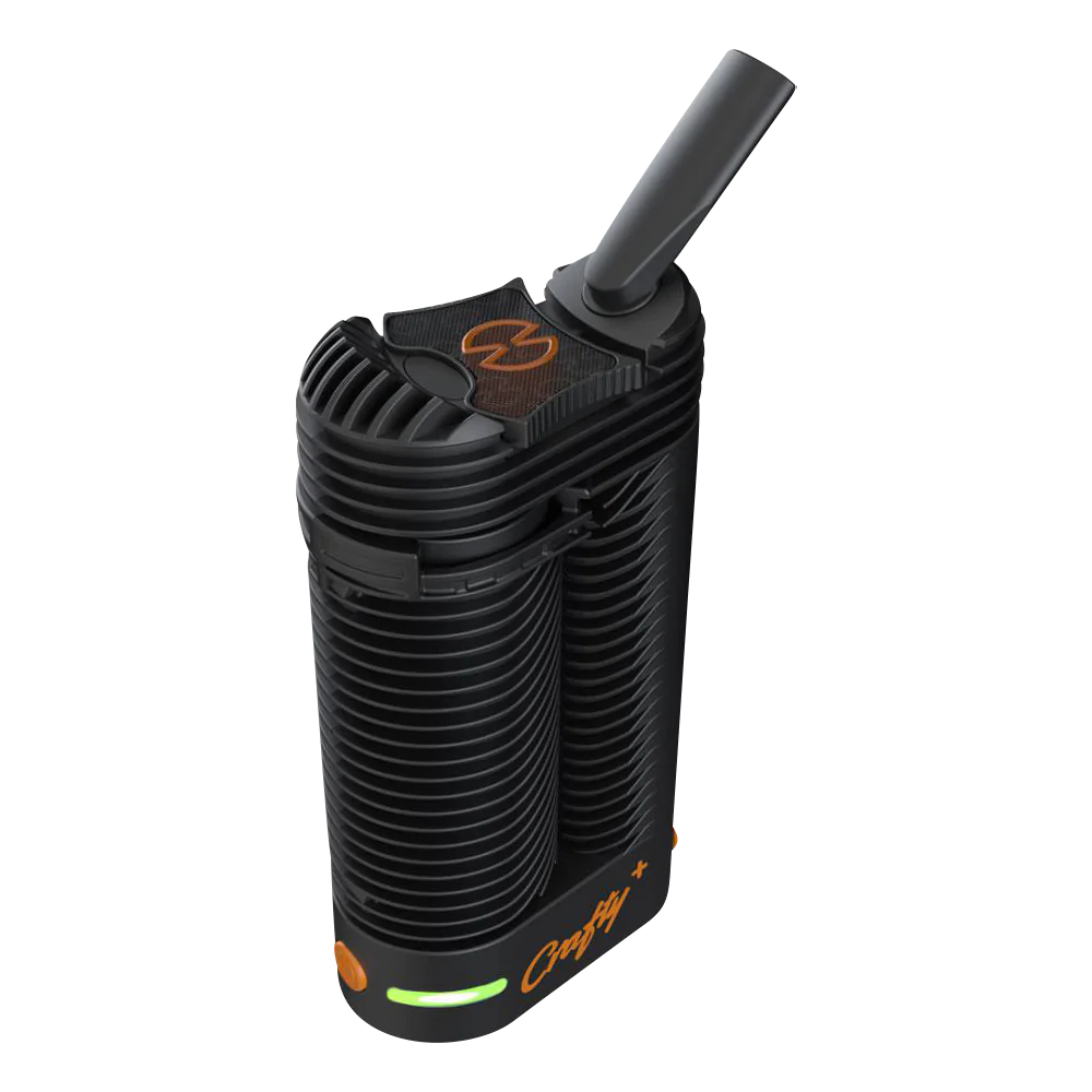 Storz & Bickel Crafty+ Portable Vaporizer for Dry Herbs, 4.4" Compact Size, Angled View