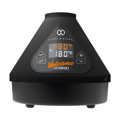 Storz & Bickel Volcano Hybrid Vaporizer in Onyx - Front View with Digital Display