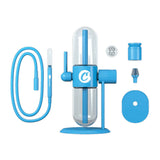 Stundenglass x Cookies Gravity Infuser Water Pipe in Blue, 15" Desktop Design