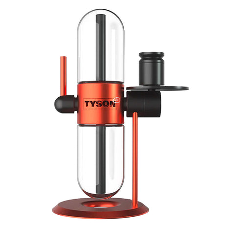 Stündenglass x Tyson 2.0 Gravity Infuser Water Pipe - 15" Black and Red