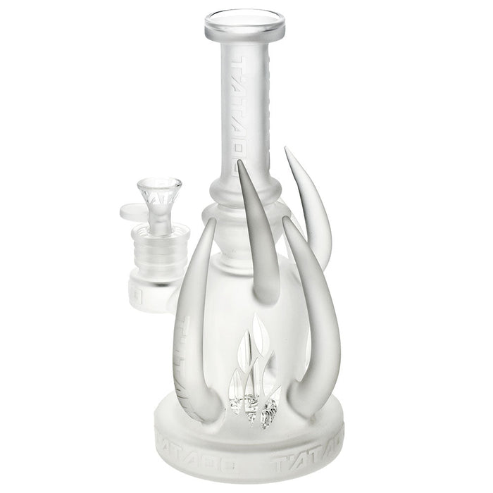 Tataoo Frosted Glass Horn Curves Water Pipe