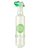 Happy Kit - Glass Dab Rig with Green Accents and Logo - Front View