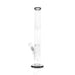 Hemper Classic Tube Bong in Black, 21" Borosilicate Glass with 14mm Joint - Front View