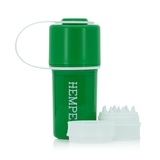 Hemper The Keeper™ 3-Part Grinder in Green with Stash Storage and Pollen Catcher