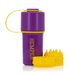 Hemper The Keeper Grinder in Purple & Yellow with Storage Compartments - Front View