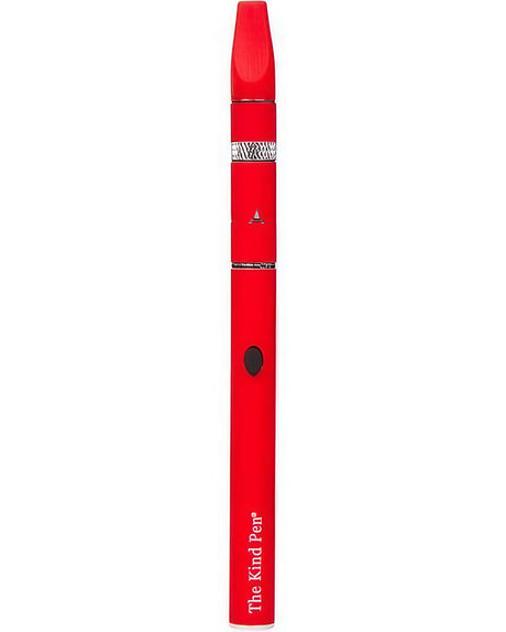 The Kind Pen "Slim" Wax Vaporizer Pen in Red, Front View, Portable Ceramic Battery-Powered