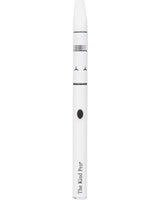 The Kind Pen Slim Wax Vaporizer Pen in White - Front View with Ceramic Heating Element