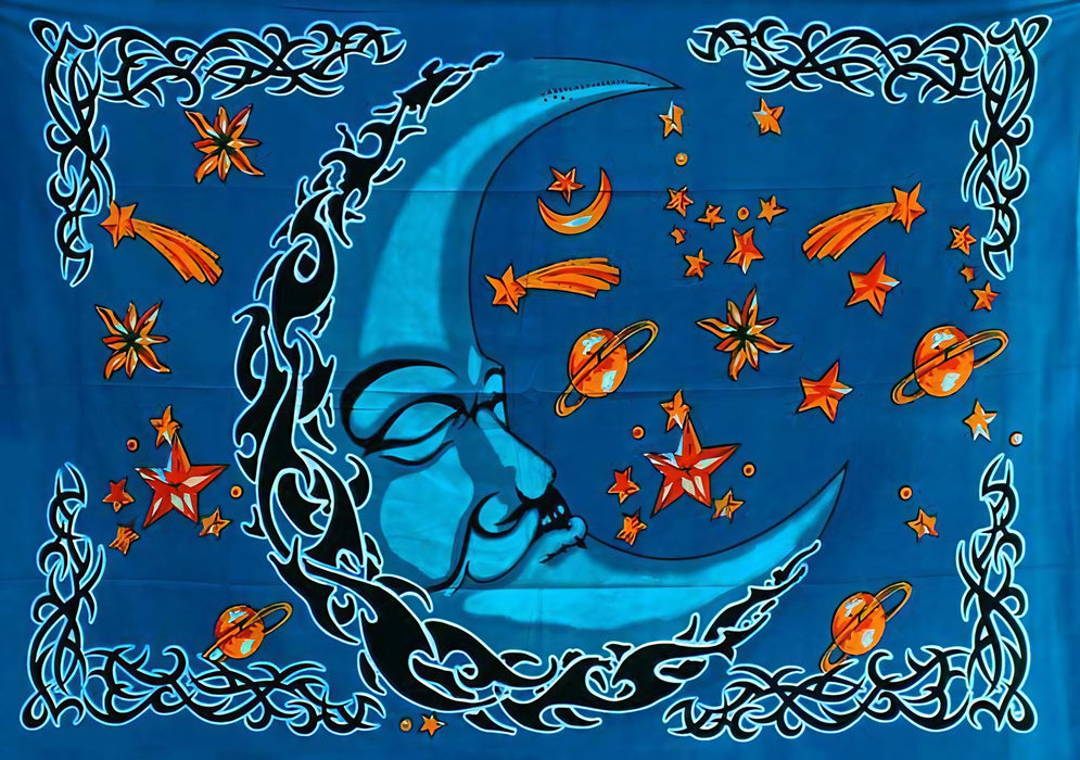 ThreadHeads Blue Moon Tapestry - 85"x55"