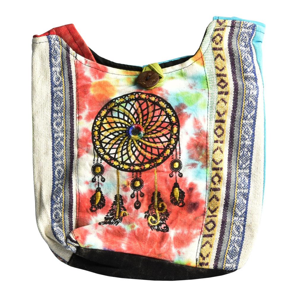 ThreadHeads Tie-Dye Dream Catcher Cross-body Bag