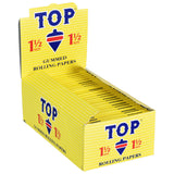 TOP Rolling Papers 1.5" Display Box, 24pc Compact Size for Dry Herbs, Front View