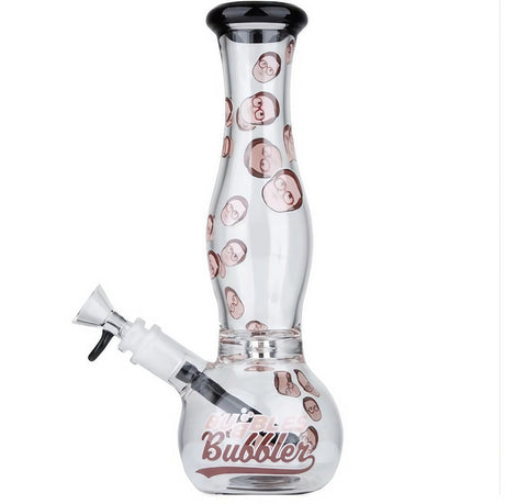 Trailer Park Boys Bubbles Heads Glass Bong with Bubbles Design, 12" Tall, 45 Degree Joint