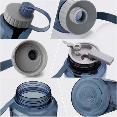PILOT DIARY POTO Water Bottle Bong various angles showing lid and mouthpiece