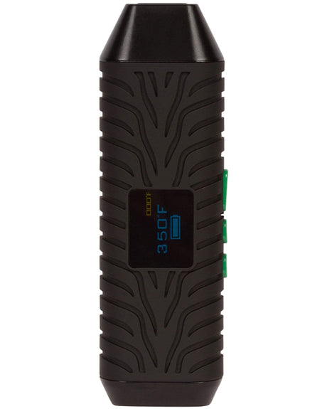 TruVa Mini 2.0 Handheld Vaporizer Kit in Black - Front View with Digital Display