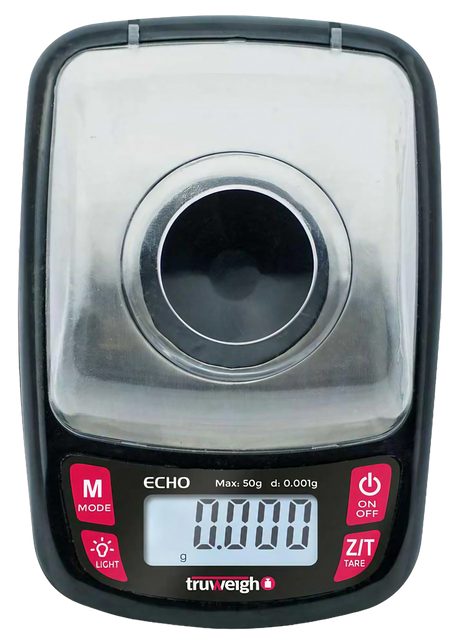 Truweigh Echo Precision Digital Scale - 50g Capacity with 0.001g Accuracy