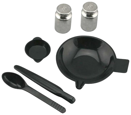 Truweigh Echo Digital Milligram Scale in black, 50g x 0.001g accuracy, with calibration weights and tweezers